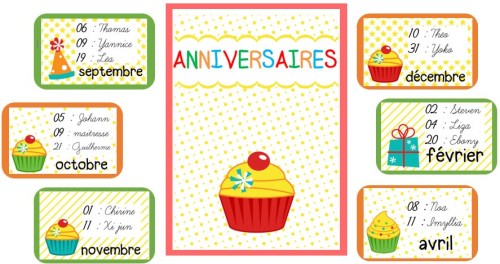 anniversaires