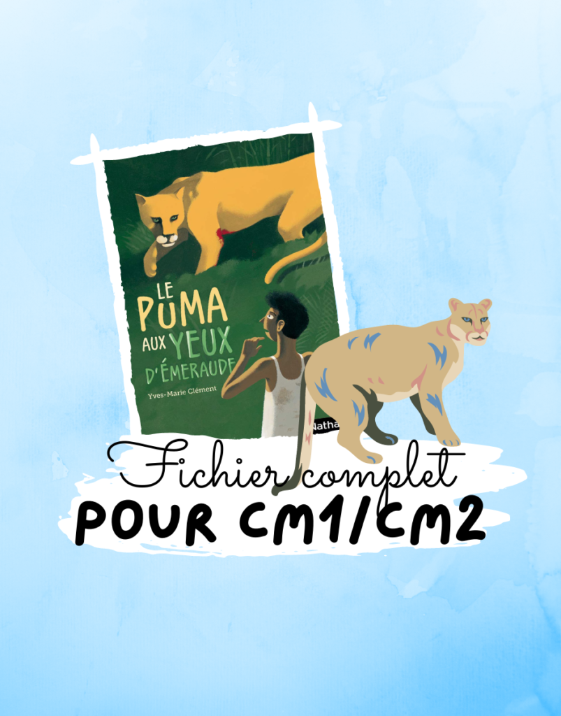 Le Puma Aux Yeux D'émeraude Questionnaire Correction