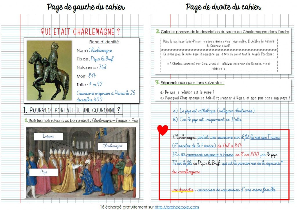 évaluation Charlemagne Cm1 Avec Correction Pdf
